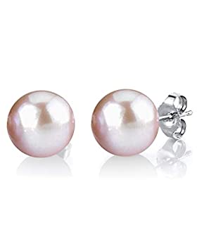 【中古】【輸入品・未使用】The Pearl Source レディーズ 淡水養殖真珠のスタッドのイヤリング 10.0mm