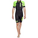 【中古】【輸入品・未使用】Arenaメンズswimrunウェットスーツ???ブラック/Fluoグリーン L