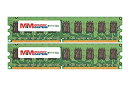 【中古】【輸入品 未使用】MemoryMasters 8GB (2x4GB) DDR2-800MHz PC2-6400 ECC UDIMM 2Rx8 1.8V バッファなしメモリ サーバー/ワークステーション用