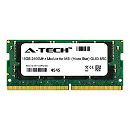 【中古】【輸入品・未使用】A-Tech 16GB モジュール MSI (Micro Star) GL63 8RC ノートパソコン & ノートブック対応 DDR4 2400Mhz メモリーラム (ATMS368165A25831X1)