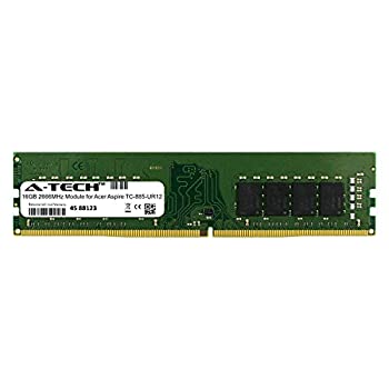 【中古】【輸入品・未使用】A-Tech 16GB モジュール Acer Aspire TC-885-UR12 デスクトップ&ワークステーションマザーボード用 DDR4 2666Mhz メモリーラム対応 (ATMS267509A