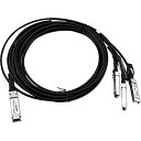 【中古】【輸入品・未使用】Axiom 100gbase-Cr4 Qsfp28 から 4 Sfp28 パッシブ Dac Dell互換 1m