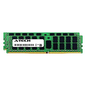 【中古】【輸入品・未使用】A-Tech 64GB キット (2 x 32GB) Dell PowerEdge R640 - DDR4 PC4-19200 2400Mhz ECC Registered RDIMM 2Rx4 - サーバーメモリRAM OEM SNPC7GC/32