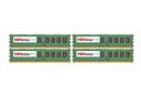【中古】【輸入品・未使用】MemoryMasters。 32GB 4x8GB PC3-10600 1333MHZ DDR3 240ピン デスクトップメモリ