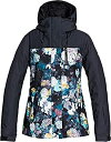 【中古】【輸入品・未使用】Roxy Jetty 3-in-1 Hooded Jacket - Women's True Black Sammy, M