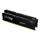 【中古】【輸入品・未使用】キングストン Kingston FURY デスクトップPC用メモリ DDR5 6000MT/秒 16GB×2枚 Kingston FURY Beast ビースト CL40 KF560C40BBK2-32 製品寿命期(2)