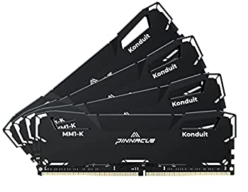 【中古】【輸入品 未使用】Timetec Pinnacle Konduit 64GB キット(4x16GB) DDR4 3200MHz PC4-25600 CL16-20-40 XMP2.0 オーバークロッキング 1.35V デュアルランク AMDおよ