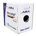【中古】【輸入品・未使用】CAT6E Riser (CMR), 1000ft, UTP 24AWG, Solid Bare Copper, 600MHz, UL...