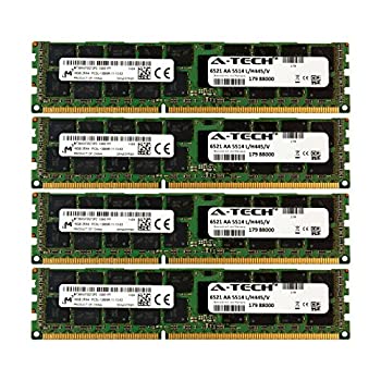 【中古】【輸入品 未使用】A-Tech Micron 64GB キット 4X 16GB PC3-12800 1.35V Dell Precision Workstation T5600 20D6F T7500 SNPJDF1MC/16G T7600 A6996807 T5500 A2626