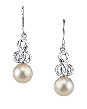 【中古】【輸入品・未使用】THE PEARL SOURCE 本物のホワイト日本製アコヤ海水養殖真珠エイドリアンイ..