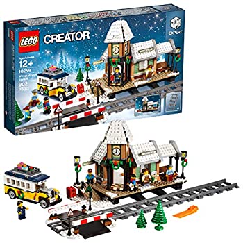 【中古】【輸入品・未使用】LEGOクリエーターエキスパートウィンタービレッジ駅10259組立キット(902ピース)