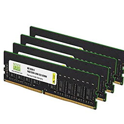 【中古】【輸入品・未使用】64GB (4x16GB) DDR4-2400MHz PC4-19200 ECC UDIMM 2Rx8 1.2V Unbuffered Memory for Server/Workstation