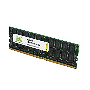 【中古】【輸入品・未使用】64GB (1x64GB) DDR4-2666MHz PC4-21300 ECC LRDIMM 4Rx4 1.2V 負荷軽減メモリ サーバー/ワークステーション用【メーカー名】NEMIXRAM【メーカー型番】ML21300-944K01-103【ブランド名】NEMIXRAM【商品説明】64GB (1x64GB) DDR4-2666MHz PC4-21300 ECC LRDIMM 4Rx4 1.2V 負荷軽減メモリ サーバー/ワークステーション用当店では初期不良に限り、商品到着から7日間は返品を 受付けております。こちらは海外販売用に買取り致しました未使用品です。買取り致しました為、中古扱いとしております。他モールとの併売品の為、完売の際はご連絡致しますのでご了承下さい。速やかにご返金させて頂きます。ご注文からお届けまで1、ご注文⇒ご注文は24時間受け付けております。2、注文確認⇒ご注文後、当店から注文確認メールを送信します。3、配送⇒当店海外倉庫から取り寄せの場合は10〜30日程度でのお届けとなります。国内到着後、発送の際に通知にてご連絡致します。国内倉庫からの場合は3〜7日でのお届けとなります。　※離島、北海道、九州、沖縄は遅れる場合がございます。予めご了承下さい。お電話でのお問合せは少人数で運営の為受け付けておりませんので、メールにてお問合せお願い致します。営業時間　月〜金　10:00〜17:00お客様都合によるご注文後のキャンセル・返品はお受けしておりませんのでご了承下さい。