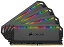 šۡ͢ʡ̤ѡۥ륻 CMT32GX4M4K3600C16 DDR4 3600MHz 8GBx4 DIMM Unbuffered 16-18-18-36 XMP 2.0 DOMINATOR PLATINUM RGB Black 1.35V