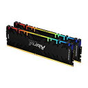【中古】【輸入品・未使用】キングストン Kingston FURY デスクトップPC用メモリ DDR4 3600MT/秒 32GB×2枚 Kingston FURY Renegade レネゲード RGB CL18 KF436C18RBAK2/64(2)