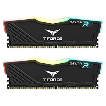 楽天スカイマーケットプラス【中古】【輸入品・未使用】TEAMGROUP （チームグループ） T-Force Delta RGB DDR4 32GB （2x16GB） 3600MHz （PC4 28800） CL14 デスクトップゲーミングメモリーモジュール Ram T