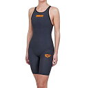 【中古】【輸入品・未使用】Arena Carbon ProフルボディLadies Swim Suit ( Open Back ) グレー