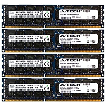 šۡ͢ʡ̤ѡA-Tech Hynix 64GB å 4X 16GB PC3-12800 1.35V HP ProLiant BL620C G7 664690-001 BL660c G8 BL680C G7 BL685C G7 DL1000 647650-071 DL1 6