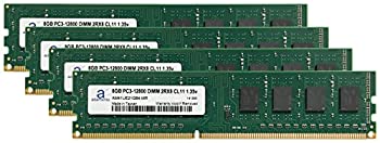 【中古】【輸入品・未使用】Adamanta 32?GB ( 4?x 8gb )デスクトップPCメモリアップグレードddr3l 1600?MHz pc3l - 12800?UDIMM 2rx8?cl11?1.35?V RAM