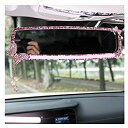 【中古】【輸入品・未使用】luckyshd Car Rear View Mirror withクリスタルダイヤモンドバタフライ one size ピンク Car...