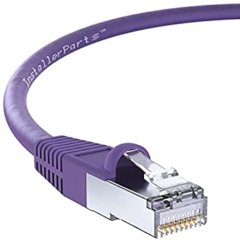 SONY - 【中古】【輸入品・未使用】InstallerParts イーサネットケーブル CAT5E シールド(FTP) ブーテッド20フィート パープル プロフェッショナルシリーズ 1ギガビット/秒ネットワ