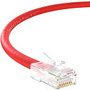 【中古】【輸入品・未使用】InstallerParts イーサネットケーブル CAT6ケーブル UTP ブーツなし 15フィート レッド プロフェッショナルシリーズ 10ギガビット/秒ネットワー