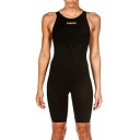 【中古】【輸入品・未使用】arena レディース Powerskin Carbon Air2 FBSL オープンバックレーススーツ ブラック-ブラック-ゴールド...