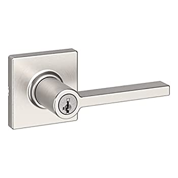 Kwikset Casey スクエアキーエントリーレバー サテンニッケル SmartKey Security?
