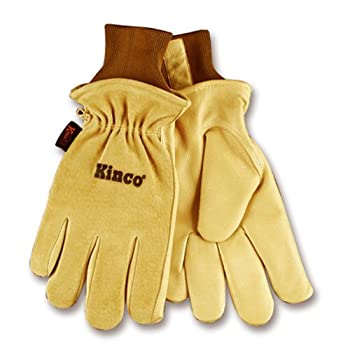 【中古】【輸入品・未使用】KINCO 94HK-XL Men s Lined Grain Suede Pigskin Gloves Heat Keep Lining X-Large Golden by KINCO INTERNATIONAL