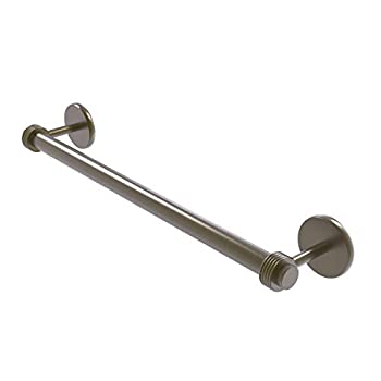 šۡ͢ʡ̤ѡAllied Brass 7251G/18-ABR Satellite Orbit Two Collection 18 Inch Groovy Detail Towel Bar, 18-Inch, Antique Brass