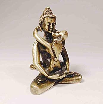 【中古】【輸入品・未使用】チベットBuddha Tantra LoversヤブユムStatue Divine Union???真鍮