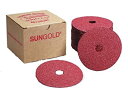 Sungold Abrasives 16900 4-1/2-Inch x 7/8-Inch Center Hole 16 Grit Aluminum Oxide Fiber Disc, 25-Pack by Sungold Abrasives