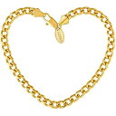 【中古】【輸入品・未使用】Lifetime Jewelry 5mm キューバリンクチェーンブレスレット メンズ レディース 24Kゴールドメッキ Small, Medium and Large ゴールド