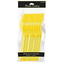 【中古】【輸入品・未使用】Amscan Reusable Party Spoon (20 Pack), Yellow, 9.3 x 4.4 by Amscan(3)