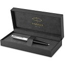 【中古】【輸入品・未使用】Parker 51 ボールペン | クロームトリム付きブラックバレル | ミディアムポイント ブラックインク詰め替え | ギフトボック...