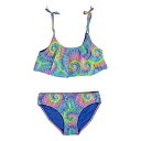 【中古】【輸入品・未使用】Hurley Girls' Bikini 2-Piece Swimsuit, Multi, XL