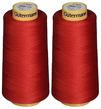 【中古】【輸入品 未使用】Gutermann 天然コットン糸 無地 3281ヤード 2-Pack 43219-24588