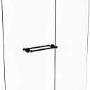 【中古】【輸入品・未使用】Dottingham Collection 18 Inch Back to Back Shower Door Towel Bar - ...