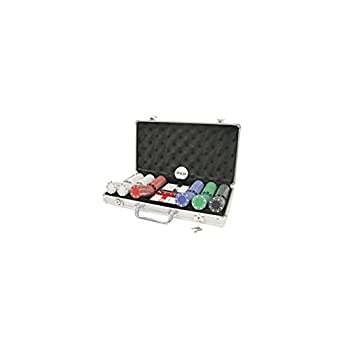 【中古】【輸入品 未使用】Poker Set In Aluminum Case With 300 (11.5 Gram) Suited Style Chips by CHH