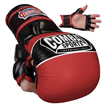 yÁzyAiEgpz(Regular, Red) - Combat Sports Max Strike MMA Training Gloves