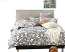 【中古】【輸入品・未使用】(California King (3pc), Grey) - Swanson Beddings Leafy Vines 3-Piec...
