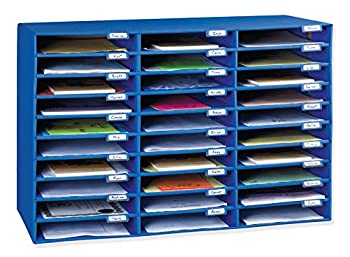 Classroom Keepers 30-Slot Mailbox, Blue (001318)