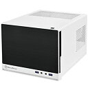 【中古】【輸入品・未使用】SilverStone Technology 超コンパクトミニ-ITX コンピューターケース ソリッドフロントパネル ホワイト&ブラッ...