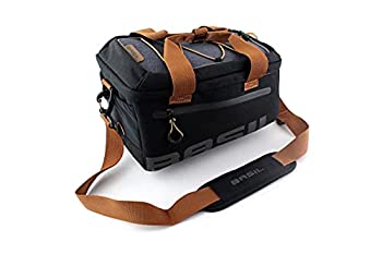 【中古】【輸入品・未使用】Basil ユニセックス マイルズ サイクル トランクバッグ、ブラック/ブルー、7l