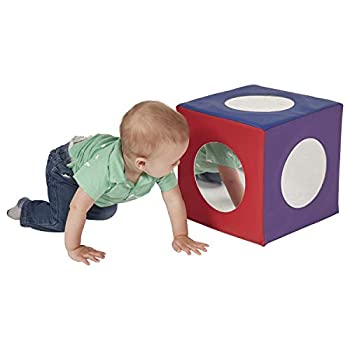 【中古】【輸入品・未使用】ECR4Kids ソフトゾーンミラーキューブ - 発泡体感覚玩具 赤ちゃん / 幼児 遊び & 自己発見 アソートカラー