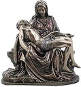 【中古】【輸入品・未使用】ミケランジェロ作/崇高なる「ピエタ」彫像/ Pieta Statue - Cold Cast Bronze Sculpture - M...