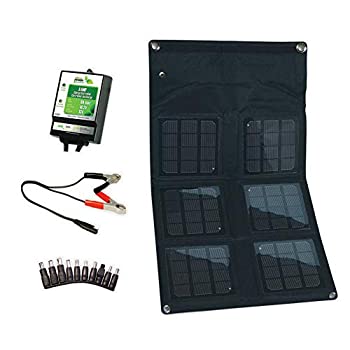 šۡ͢ʡ̤ѡ18-Watt Folding Monocrystalline Solar Panel with 8-Amp Charge Controller