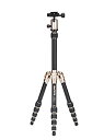 【中古】【輸入品・未使用】MeFoto A0350Q0A Aluuminum Backpacker Travel Tripod Kit ( Gold ) [並行...