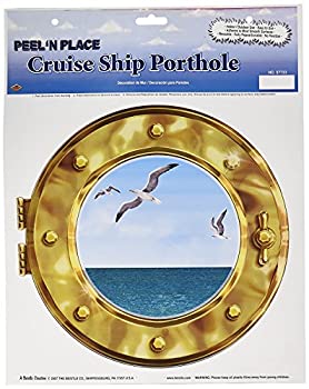 šۡ͢ʡ̤ѡCruise Ship Porthole Peel 'N Place 12' x 15' Sh 1/Pkg [¹͢]