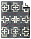 【中古】【輸入品・未使用】Pendleton San Miguel Warn ウール柄スローブランケット、グレー、ツインサイズ